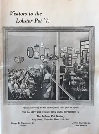 The Lobster Pot Gallery - seasonal 12-page brochure, 1971
