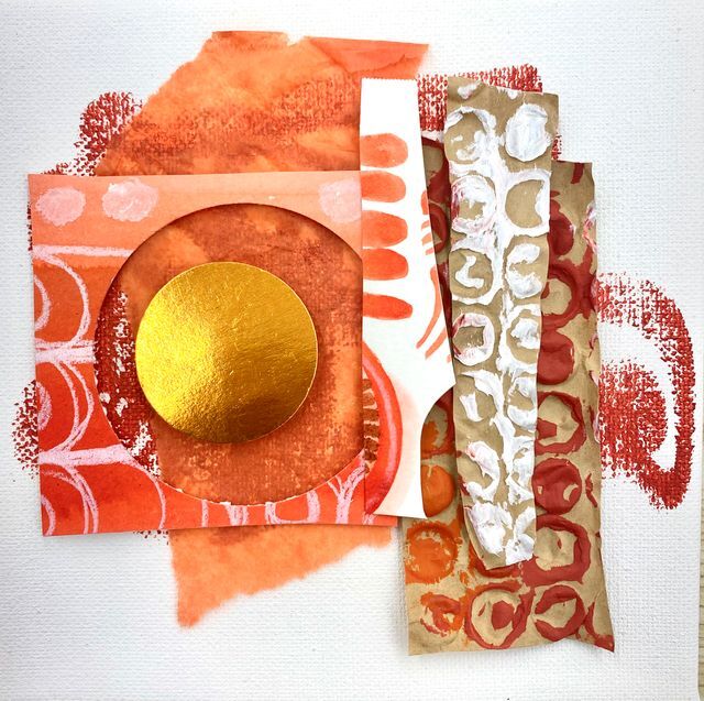 ONE DAY WORKSHOP: Bubblewrap/Tissue Paper Abstract Collage, 18+