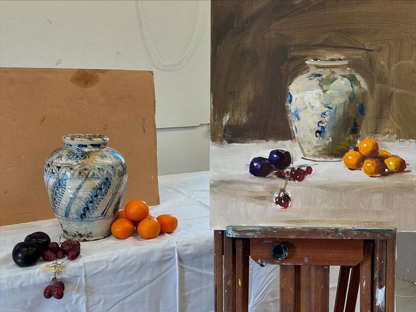 Mastering Still Life & Landscape in Oil, 18+