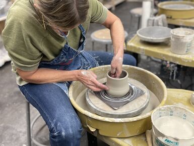 Tuesday PM Wheelthrowing: Mixed Level 18+